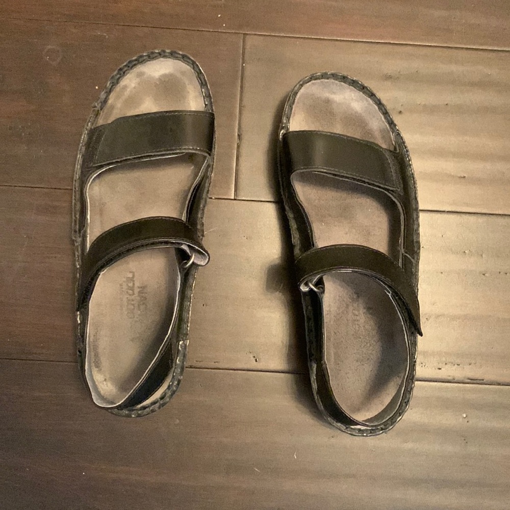 Black Naot sandals